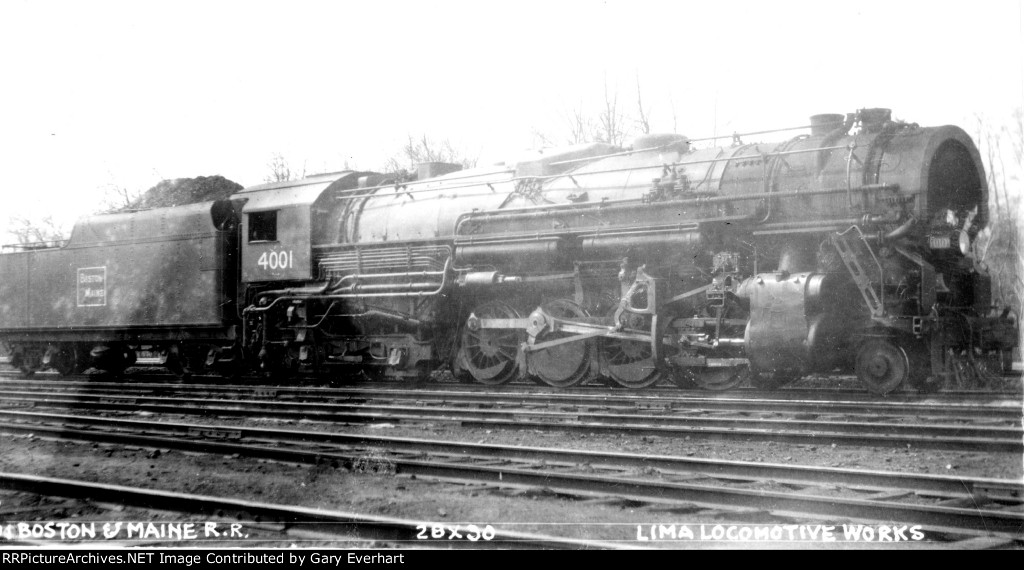 BM 2-8-4 #4001 - Boston & Maine